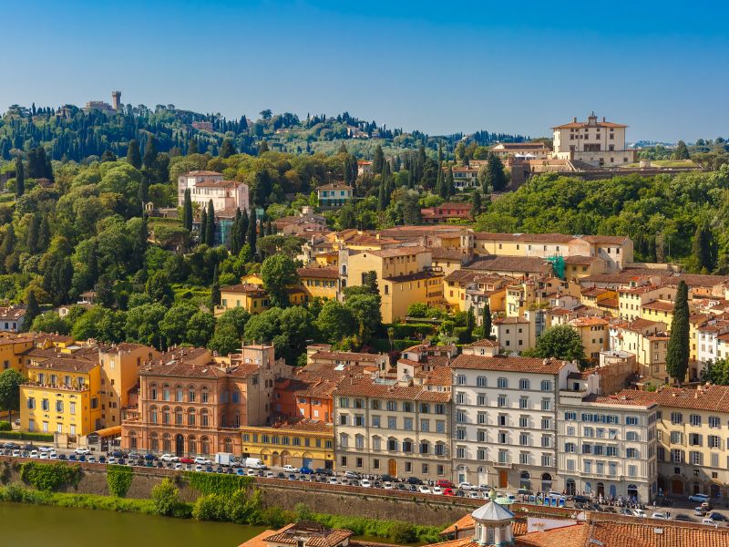 Oltrarno w Santo Spirito, Firenchi
